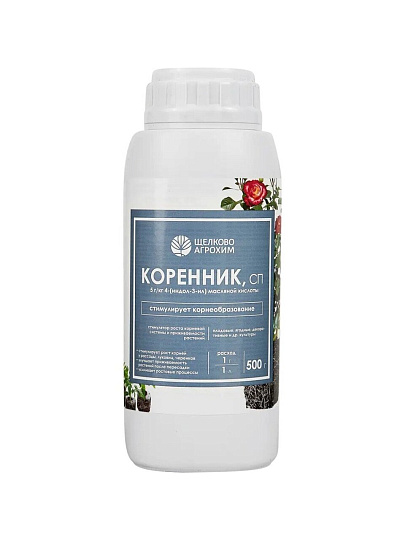 Удобрение Коренник, стимулятор корнеобразования, минеральное, порошок, 500 г, Щелково Агрохим