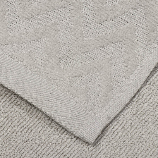 Полотенце кухонное махровое, 30х30 см, 450 г/м2, 100% хлопок, Silvano, Navy, серое, Узбекистан