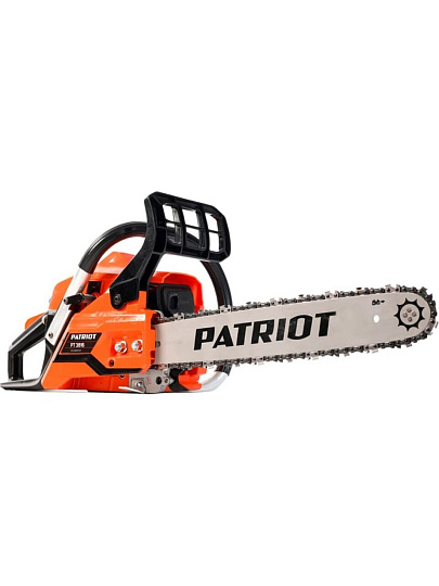 Пила цепная бензиновая, Patriot, 2 л.с., 1500 Вт, длина шины 40 см, шаг цепи 3/8 дюйм, 57 звеньев, PT 3816, 220105515