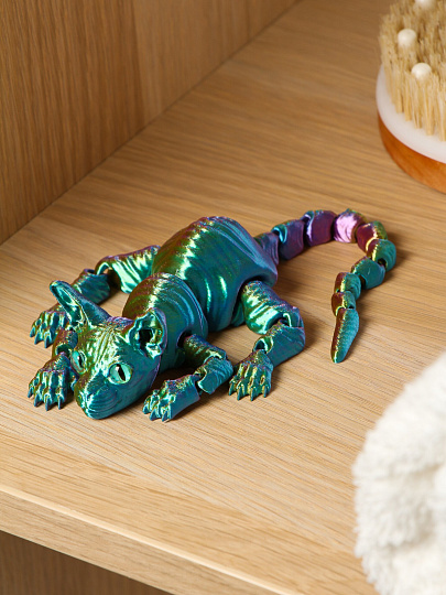 Фигурка декоративная Кот, 19 см, подвижная 3D, в ассортименте, Y4-11105