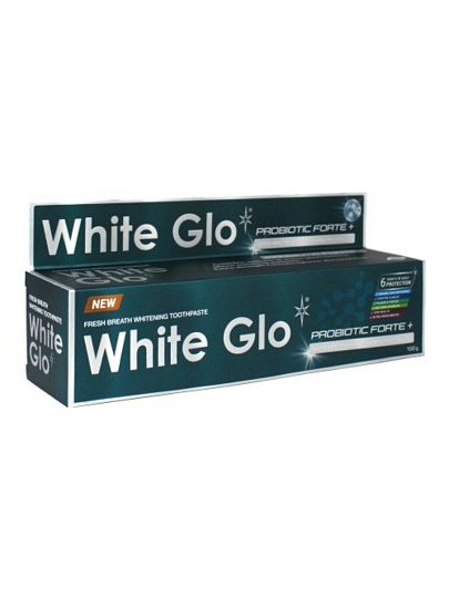 Зубная паста White Glo, Отбеливающая с пробиотиками, 100 г