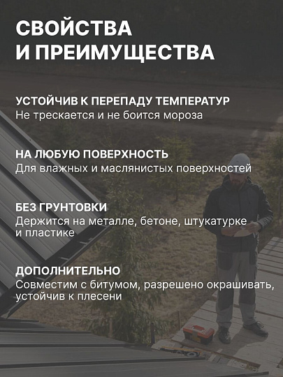 Герметик каучуковый, кровельный, Tytan, 91051, 310 мл, бесцветный