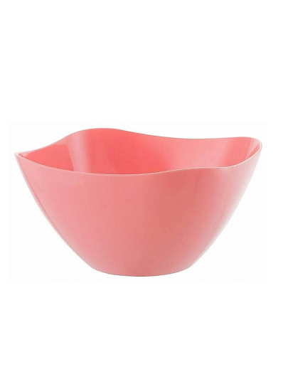 Салатник пластик, квадратный, 11 см, 2 л, Cake, Berossi, ИК 39963000, нежно-розовый