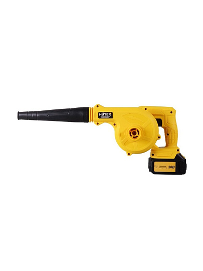 Воздуходувка аккумуляторная, Huter, CB-20Li EA+, 2 л, 4 А.ч, 80 м/с, 180 м³/ч, обдув, всасывание, 70/13/64