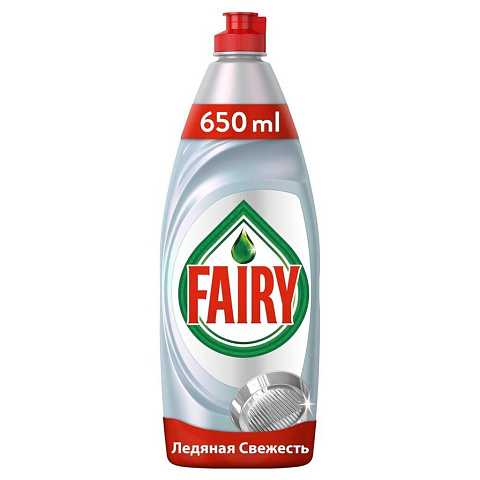 Средство для мытья посуды Fairy, Platinum Ледяная свежесть, 650 мл