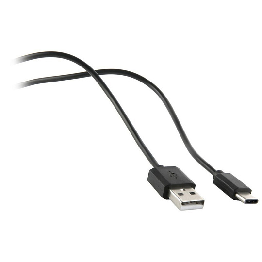 Кабель USB, Red Line, USB Type-C, 1 м, черный, УТ000010553