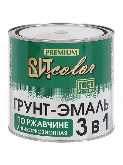 Грунт-эмаль ВИТ, по ржавчине, алкидная, синяя, 2.6 кг