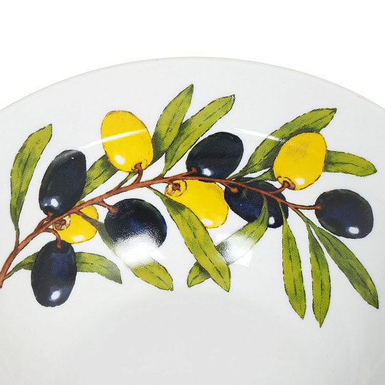 Миска фарфор, круглая, 0.3 л, Оливки, Дулевский фарфор, 068822, в ассортименте