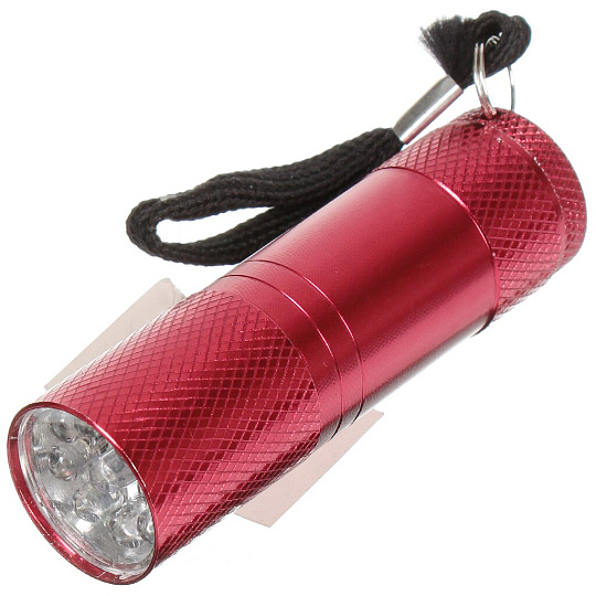 Фонарь Облик, 1056, металл, в ассортименте, 9LED влагозащита (3хR03)