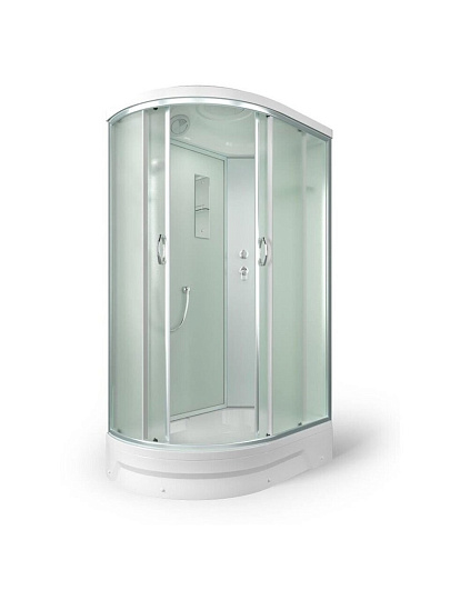 Душевая кабина 120х80х226 см, правый, поддон 26 см, матовая, Erlit, ER351226R-C3-RUS