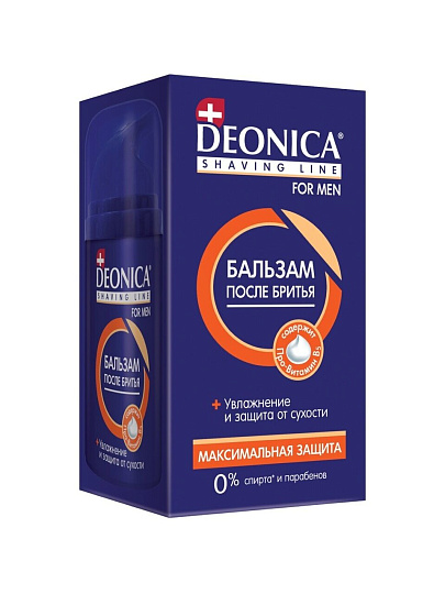 Бальзам после бритья, Deonica, For Men, Максимальная защита, 50 мл, 46 00104 03648 4