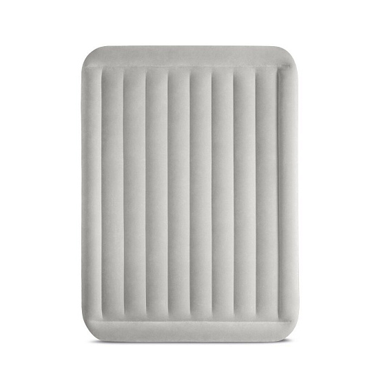 Кровать надувная Intex, 203х152х46 см, 64126ND, насос встроенный, электрический, флокированная, 273 кг