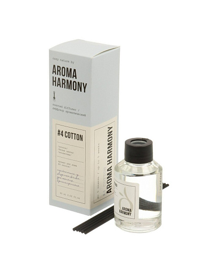 Аромадиффузор Aroma Harmony, 60 мл, №4 Cotton, ZL0020
