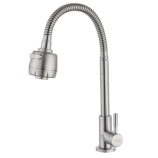 Смеситель для кухни, Potato, гибкий излив, для одного типа воды, P5800S