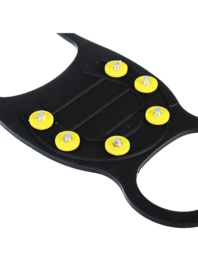 Ледоходы 25х8 см, 2 шт, силикон, пластик, металл, 6 шипов, SilaPro, 076-002