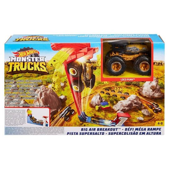 Игровой набор Hot Wheels, Monster Trucks Поединок в воздухе, GCG00