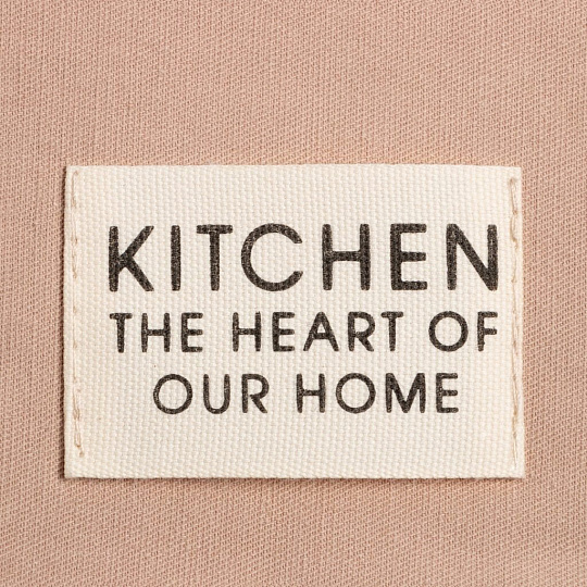Полотенце кухонное 40х73 см, 100% хлопок, саржа, Этель, Kitchen, бежевое, Россия