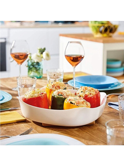 Форма для запекания стекло, 26х26х5 см, 2 л, квадратная, Smart Сuisine, Q0382