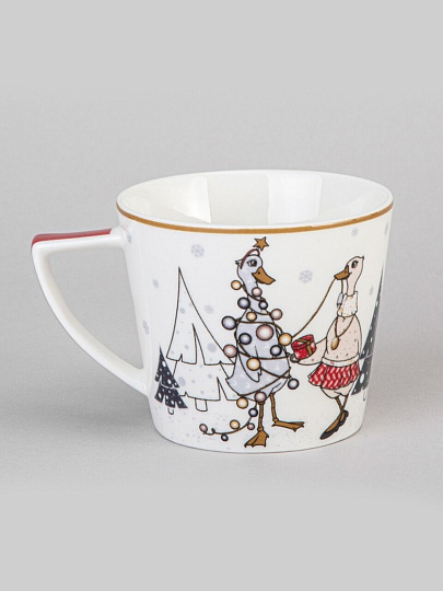 Чайная пара фарфор, 2 предмета, на 1 персону, 250 мл, Lefard, Family Christmas, 425-162