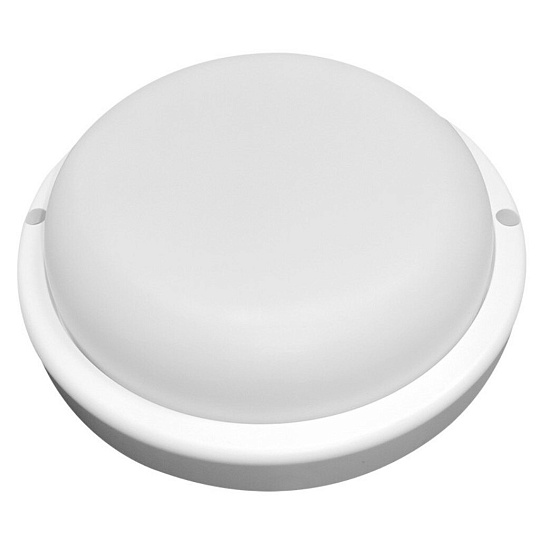Светильник светодиод, JazzWay, PBH-PC7-RA, 8 Вт, 4000 К, 640 Лм, IP65, d135х38 мм, бел, 5045927