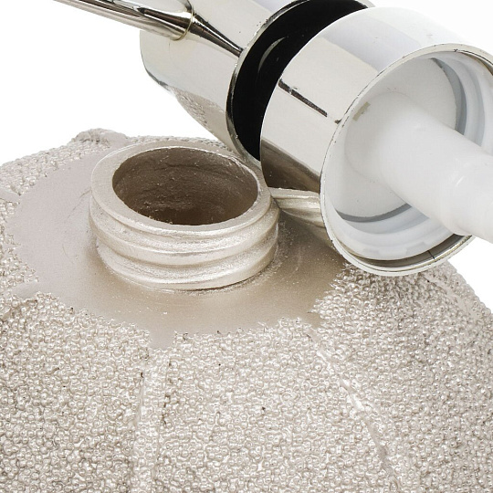 Дозатор для жидкого мыла, Fora, Miracle Silver, полирезина, FOR-MIR021SIL