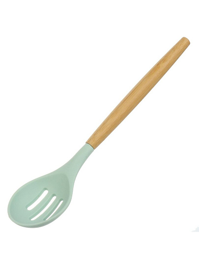Ложка поварская силикон, с прорезями, навеска, Daniks, Freshness, CL04732BC13
