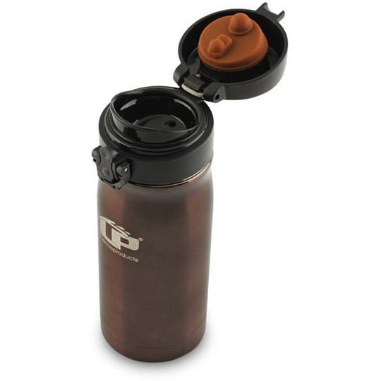 Термокружка нержавеющая сталь, 350 мл, LaPlaya, Active, колба нержавеющая сталь, коричневый металлик, 80197