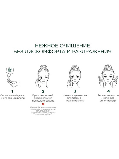 Мицеллярная вода Чистая линия, для всех типов кожи, 400 мл