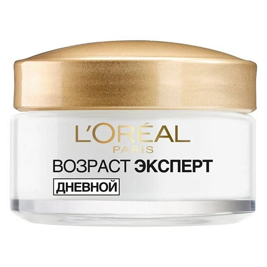 Крем для лица, L'Oreal Paris, Возраст эксперт, дневной, восстанавливающий, 55+, для всех типов кожи, 50 мл
