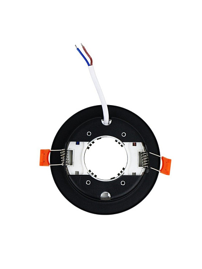 Светильник встраиваемый Асцендио, GX53, круглый, черный, General Lighting Systems, GCL-GX53-H38