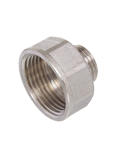 Переходник 1" 1/2х2", ш-г, никель, РосТурПласт