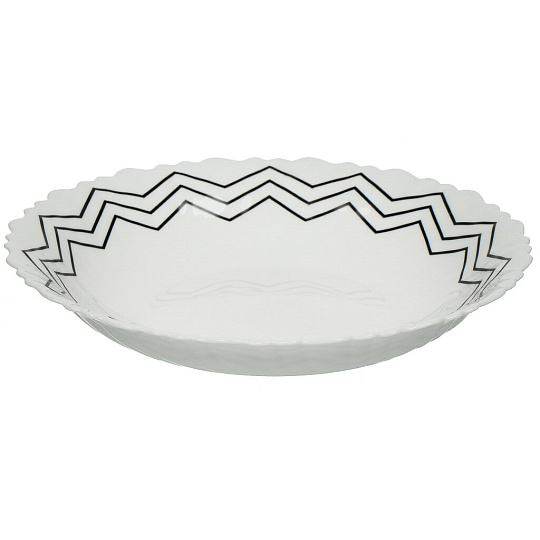 Тарелка суповая, стеклокерамика, 21 см, 0.6 л, круглая, Вэнсдей, Daniks, BY23LHP95