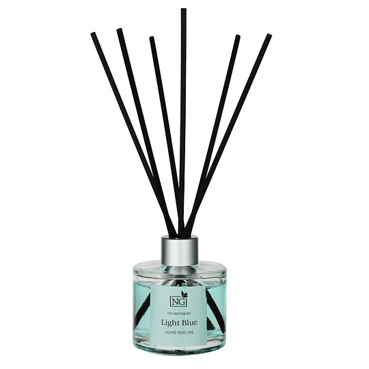 Аромадиффузор 40мл,с палочками,New Galaxy,Home Perfume, Light blue,778-016