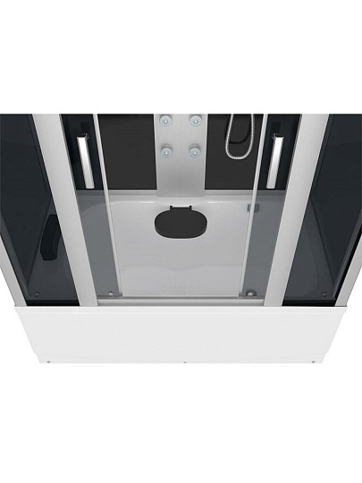 Душевая кабина высокий поддон, 150х80х215 см, прямоугольная, тонированная, Erlit, ER4515TP-C4-RUS