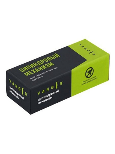Личинка замка двери Vanger, VM-90-C-CR, 33857, 90 мм, с заверткой, хром