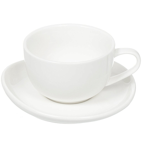 Кофейная пара из фарфора Tudor England Royal white TU9999-2, 90 мл