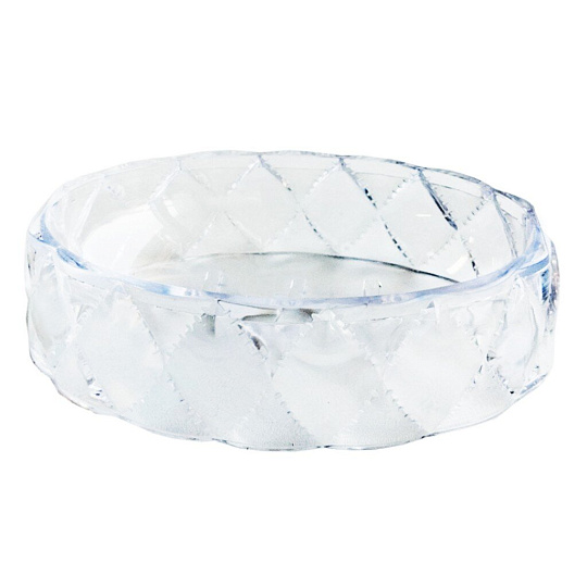 Мыльница настольная, Delphinium, Ice, пластик, 14х9,5х3,6 см, 106311