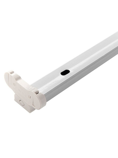 Светильник линейный светодиодный, General Lighting Systems, GSPO-S2-1200-2XT8-G13, G13, на 2 лампочки, IP20, 121х3.4х1.5 см, под светодиодную лампу T8, 420064