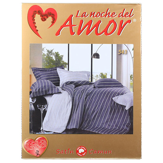 т КПБ Амор La noche del AMOR семейный сатин (2н70*70, пр214*240, 2под215*143) рис 543
