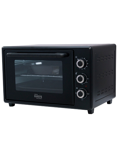 Духовка электрическая, Oasis, 40 л, 1500 Вт, 3 режима, черная, M-40B1