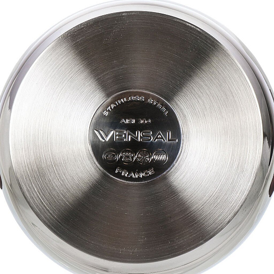 Набор посуды нержавеющая сталь, 4 предмета, кастрюли 2.4, 6 л, индукция, Vensal, Joli, 1549VS