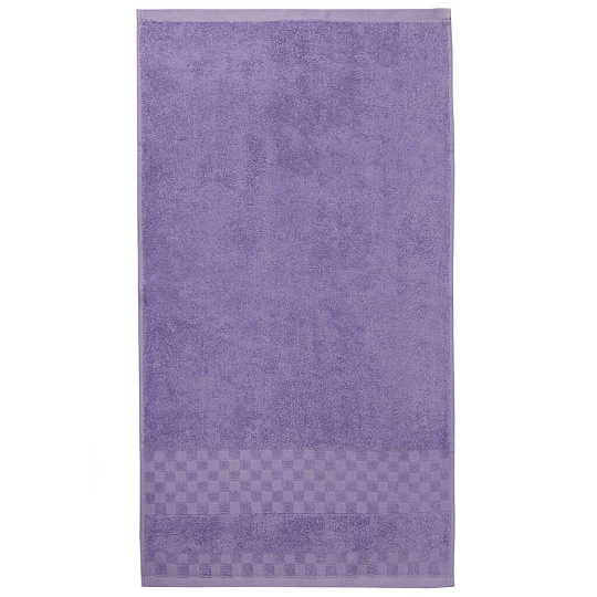 Полотенце банное 70х140 см, 100% хлопок, 550 г/м2, Chess Jacquard, Anilsan, лавандовое, Турция, 15-381770140