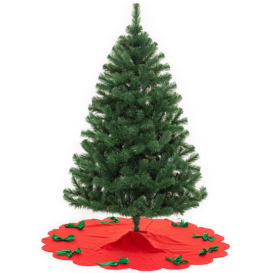 Елка новогодняя напольная, 150 см, Печорская, ель, зеленая, хвоя ПВХ пленка, 139150, ЕлкиТорг