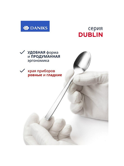 Набор столовых приборов нержавеющая сталь, 24 предмета, Daniks, Dublin