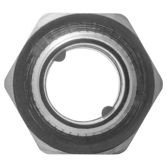 Американка 1/2", ш-ш, латунь, прямая, индивидуальная упаковка, никель, MasterProf