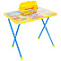 Мебель детская Nika, стол+пенал+стул мягкий, моющаяся, Фиксики Азбука, металл, пластик, с подножкой, 1268 - фото 3