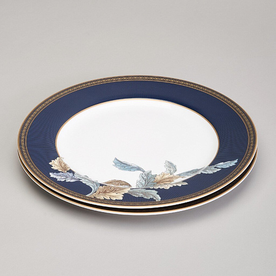 Набор тарелок обеденный, фарфор, 2 шт, 23 см, круглый, Art Collection, Lefard, 590-690