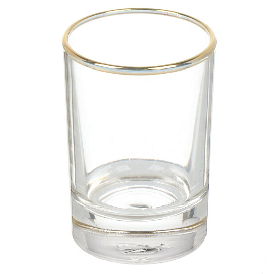 Стопка стекло, 50 мл, Декостек, Золотая кайма, 1250-Д