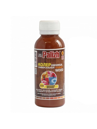 Колер паста, Palizh, Wood, №215, красное дерево, 100 мл
