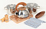 Кастрюля нержавеющая сталь, 3 л, с крышкой, крышка стекло, Daniks, Миллениум, SD-A6-18, индукция - фото 6